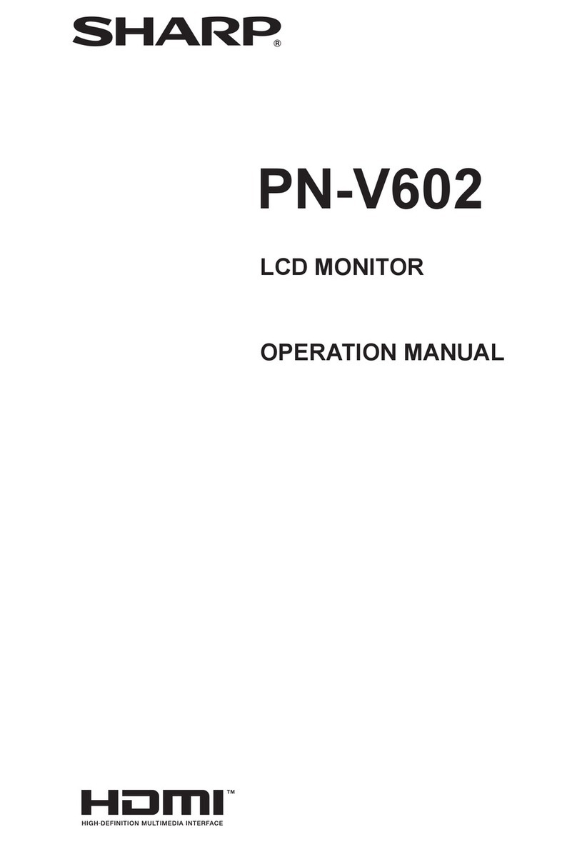 Sharp PN-V602 User manual Sharp PN-V602 User manual