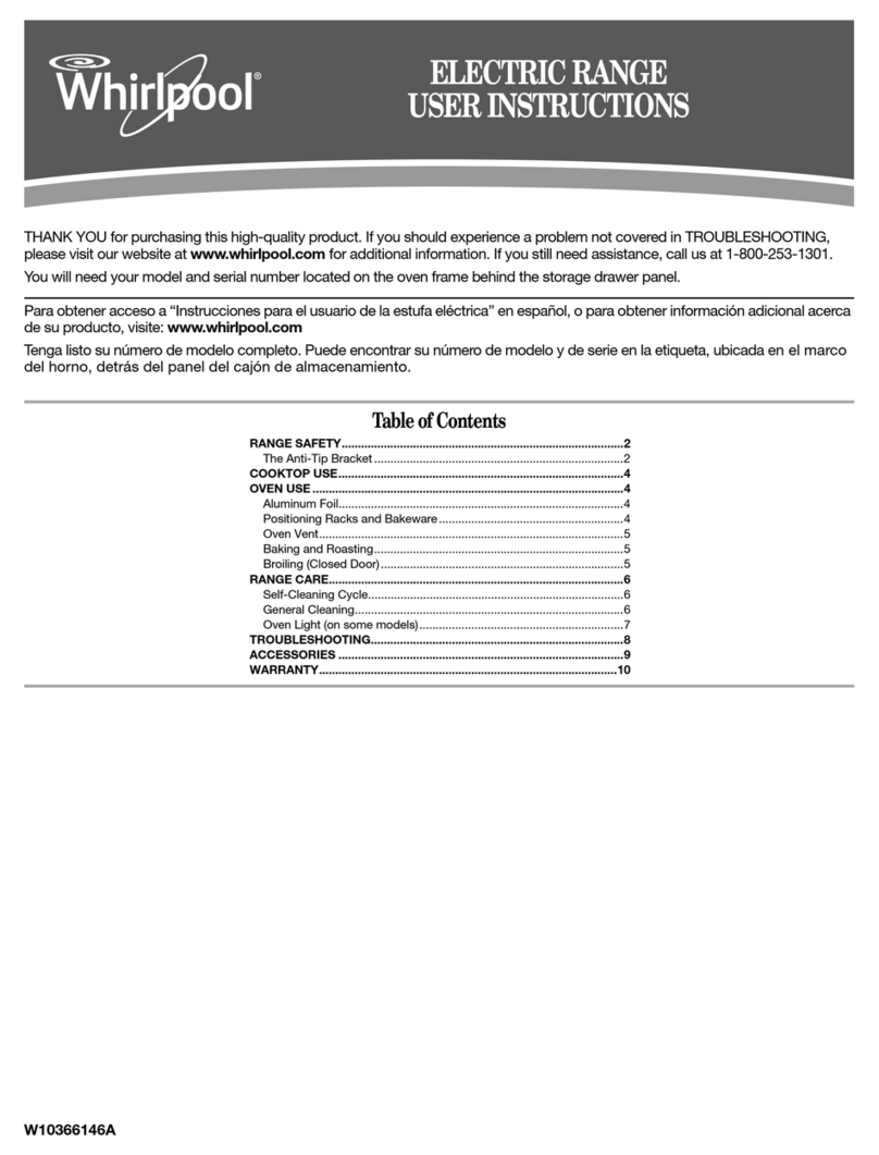 Whirlpool  WFC340S0AW Use & care guide