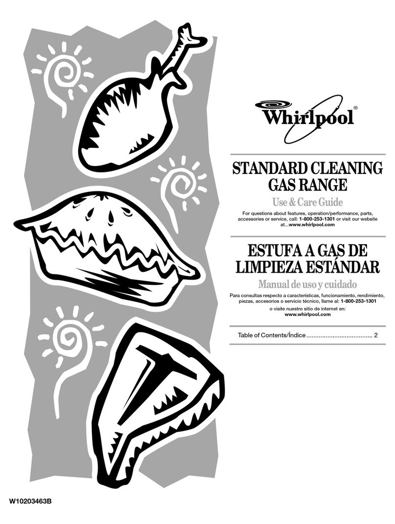 Whirlpool SF216LXSQ User manual