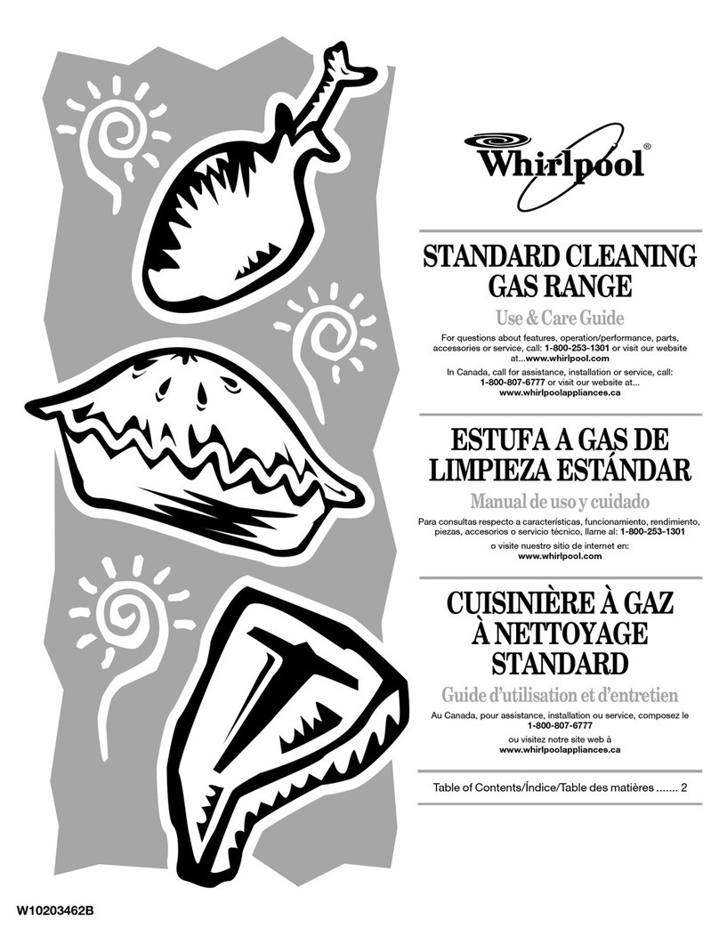 Whirlpool WFG114SWQ Use and care guide