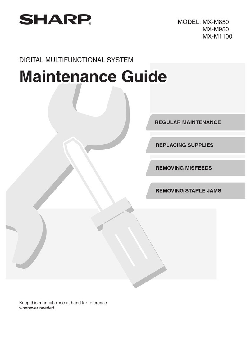 Sharp MX-M1100 Operating manual