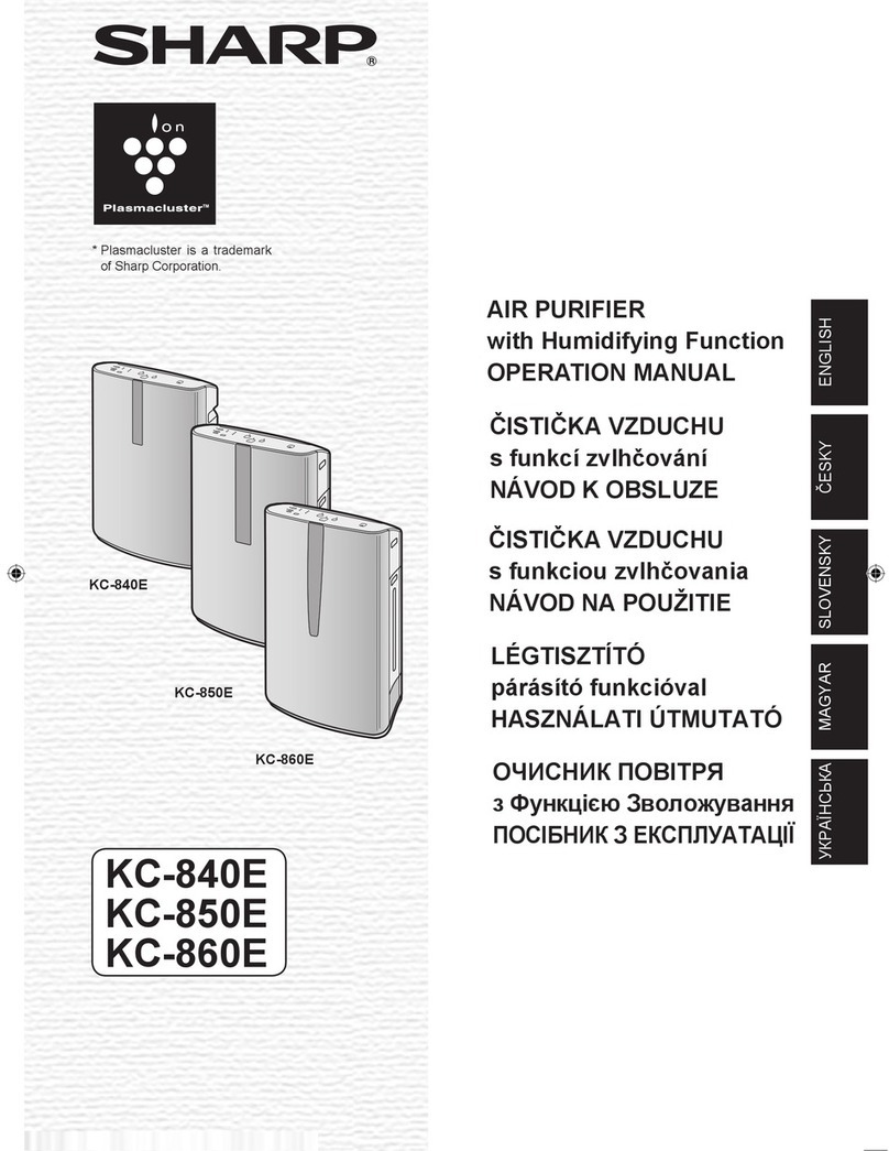 Sharp KC-860EKW Operation manual