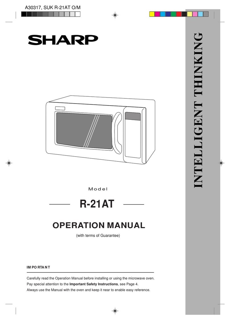 Sharp R-21ATP User manual