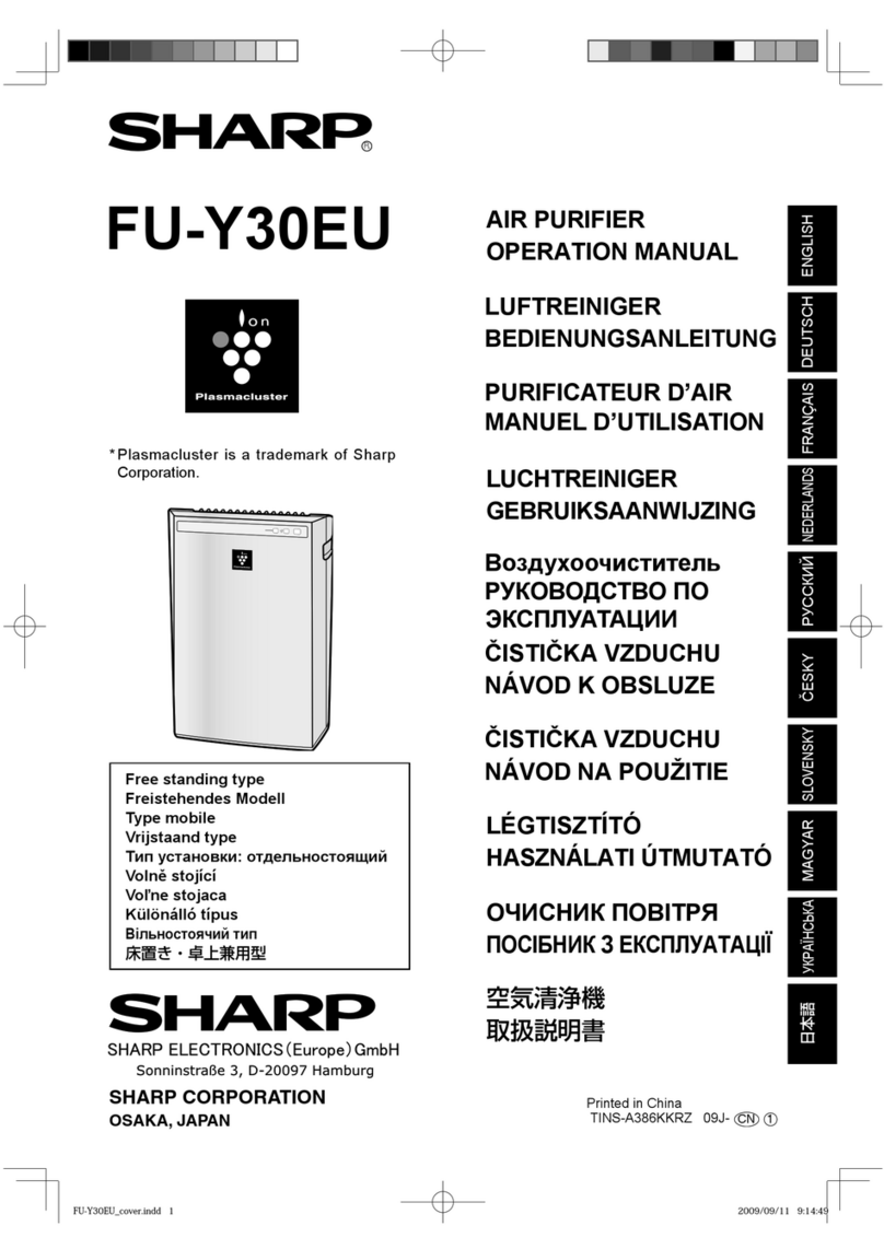 Sharp FU-Y30EU-W Operation manual