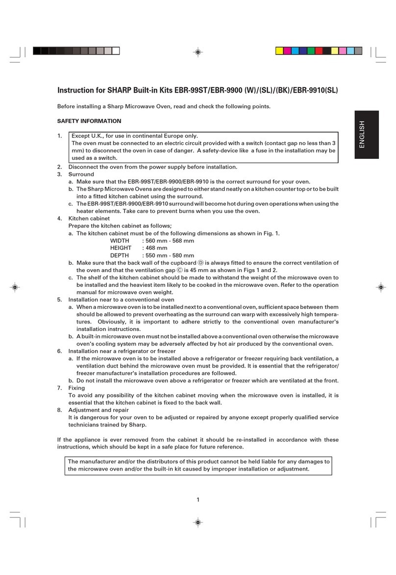 Sharp EBR-99ST User manual