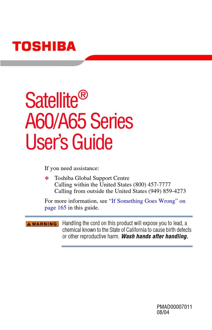 Toshiba A60-S156 user guide