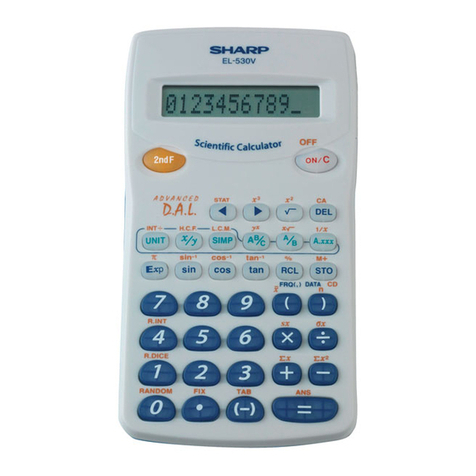 Sharp EL-530VB User manual