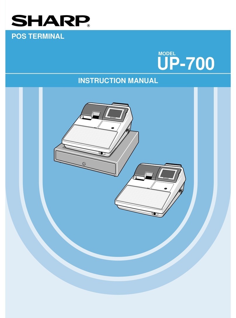Sharp UP-700 instruction manual