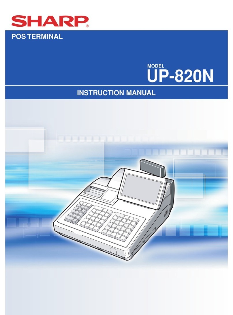 Sharp UP-820N instruction manual