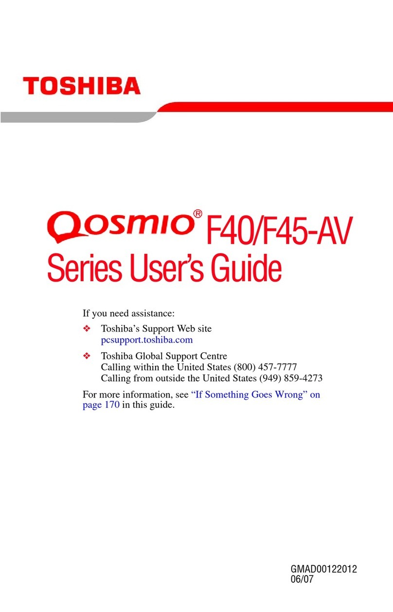 Toshiba Qosmio F40-ST4101 Series user guide