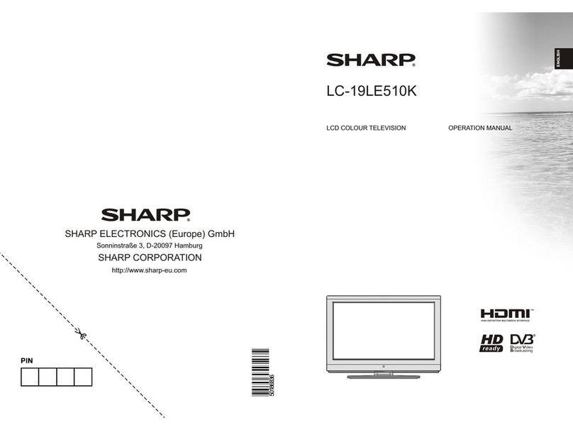 Sharp LC-19LE510K User manual