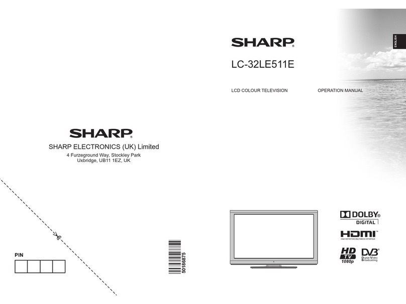 Sharp LC-32LE511E User manual