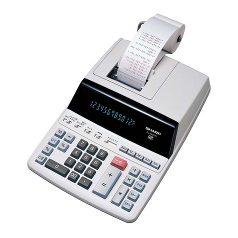 Sharp EL-2607PGY Operation manual