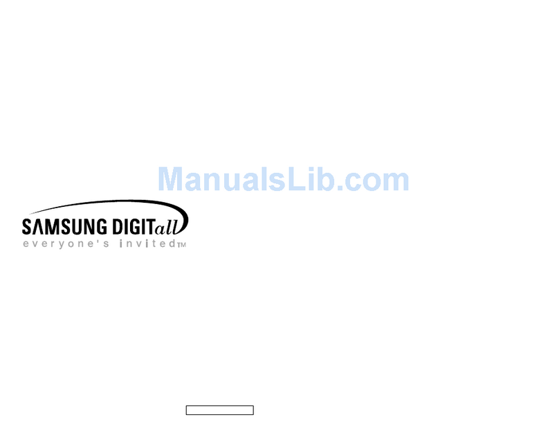 Samsung SR-T03B user manual