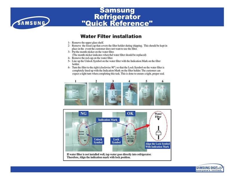 Samsung RS2666SL quick reference