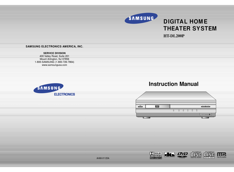 Samsung HTDL200PTHXAA User manual