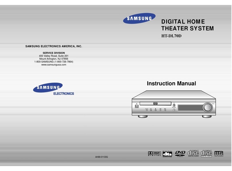 Samsung HTDL70DTHXAA instruction manual