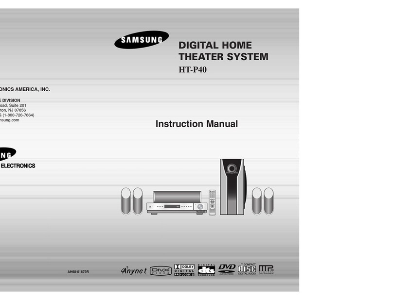 Samsung HT-P40 User manual