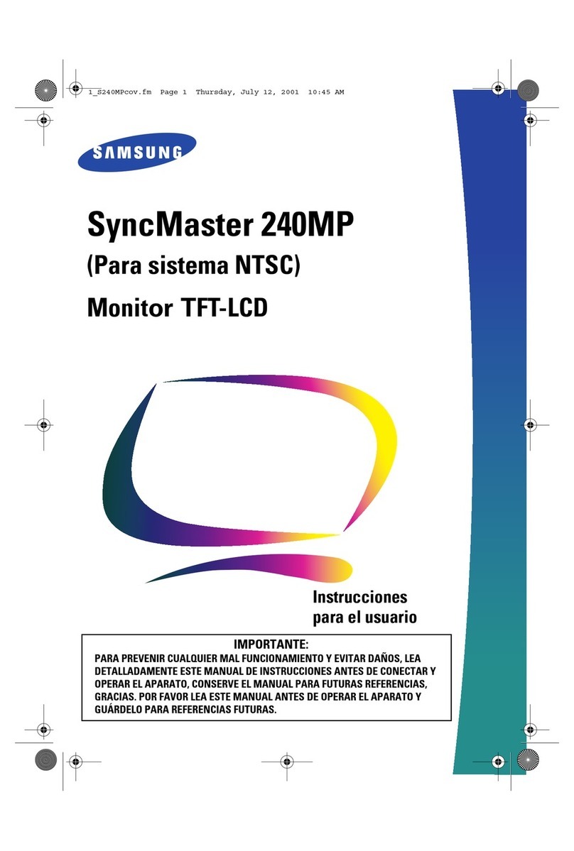Samsung SyncMaster 240MP User manual