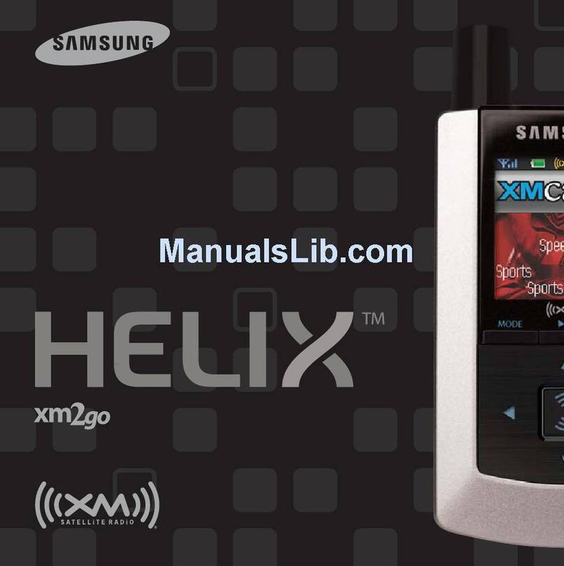 Samsung YXM1Z - Helix 1 GB User manual