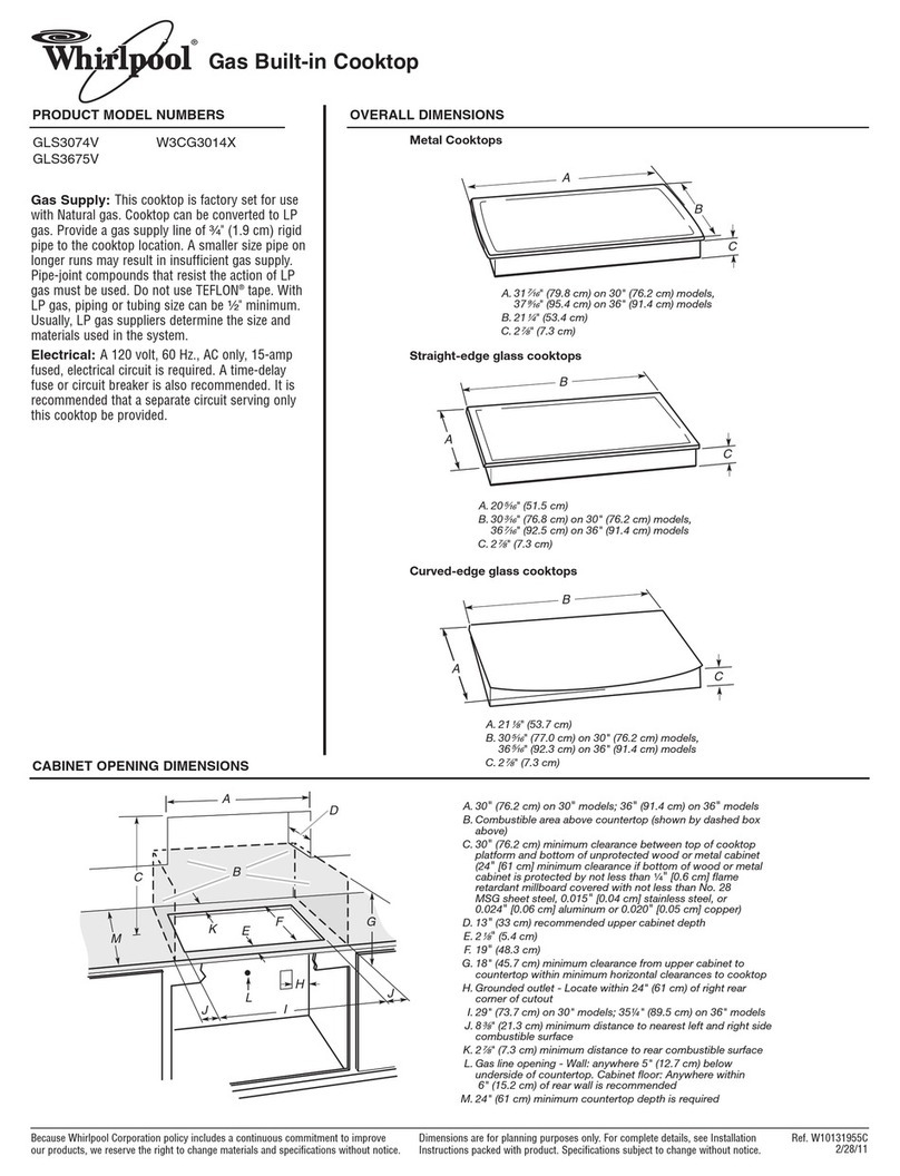 Whirlpool W3CG3014X Parts list manual