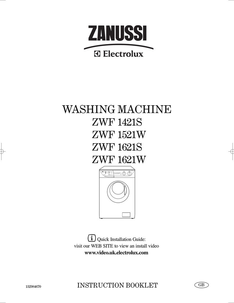 Zanussi ZWF 1421S Instruction booklet