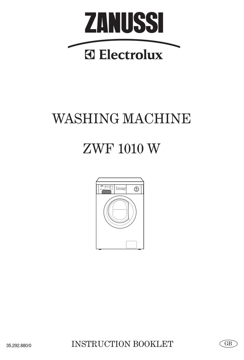 Zanussi ZWF 1010 W User manual