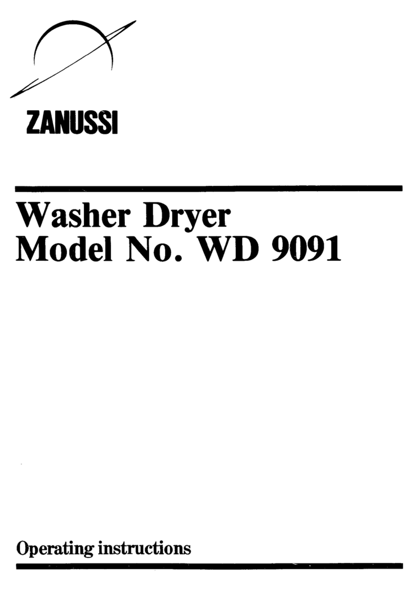 Zanussi WD 9091 User manual