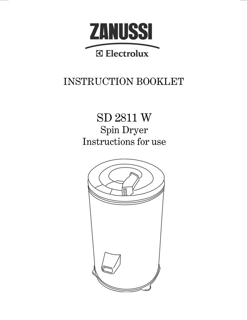 Zanussi SD 2811 W User manual