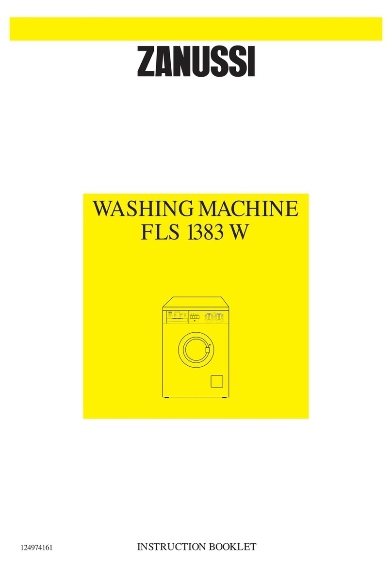 Zanussi FLS 1383 W User manual