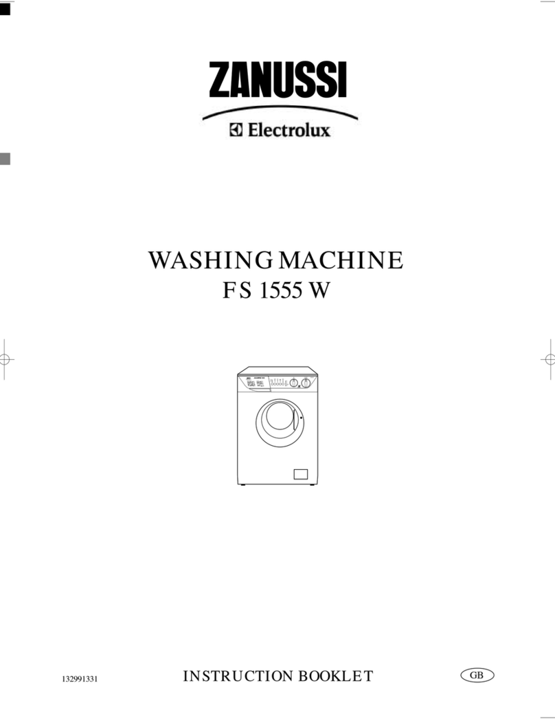 Zanussi FS 1555 W Instruction booklet