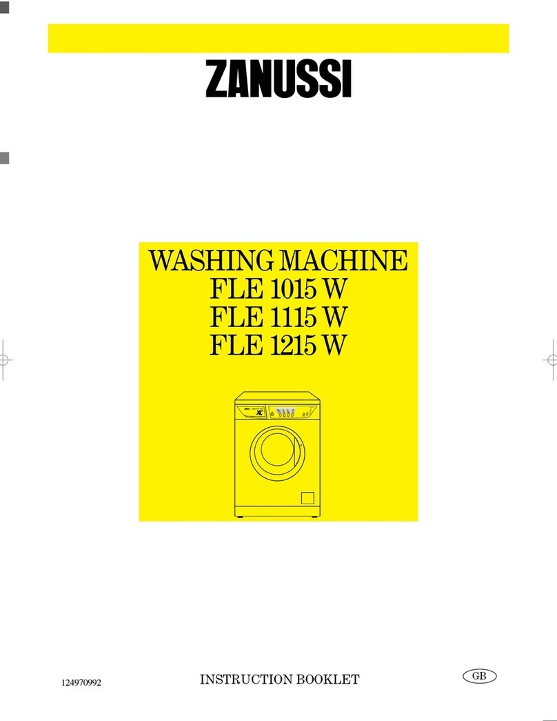 Zanussi FLE 1015 W Instruction booklet