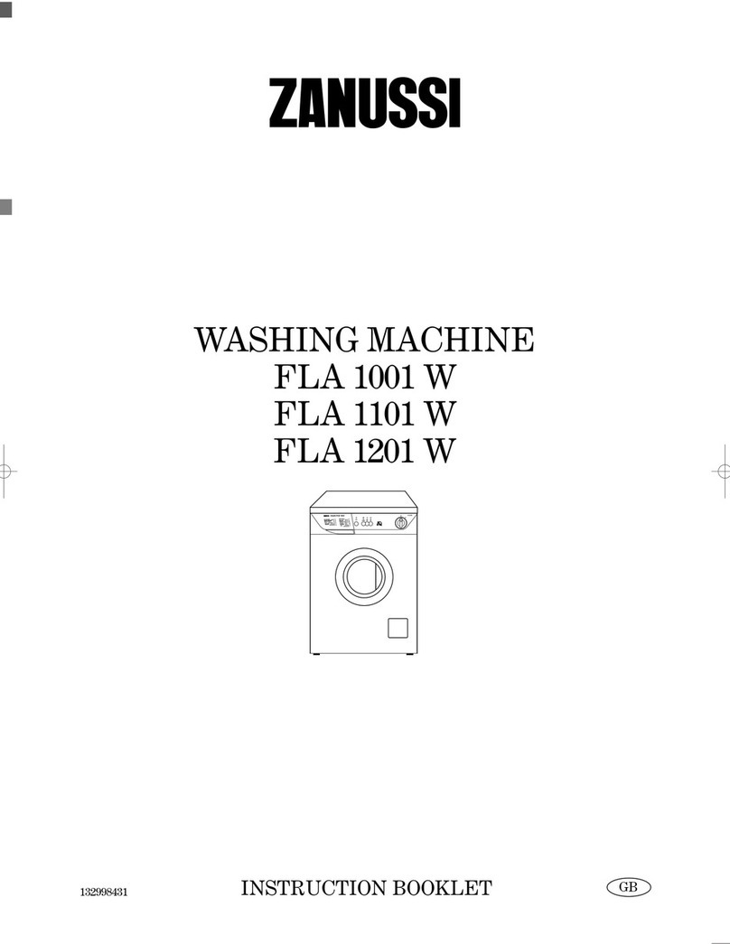 Zanussi FLA 1001 W Instruction booklet