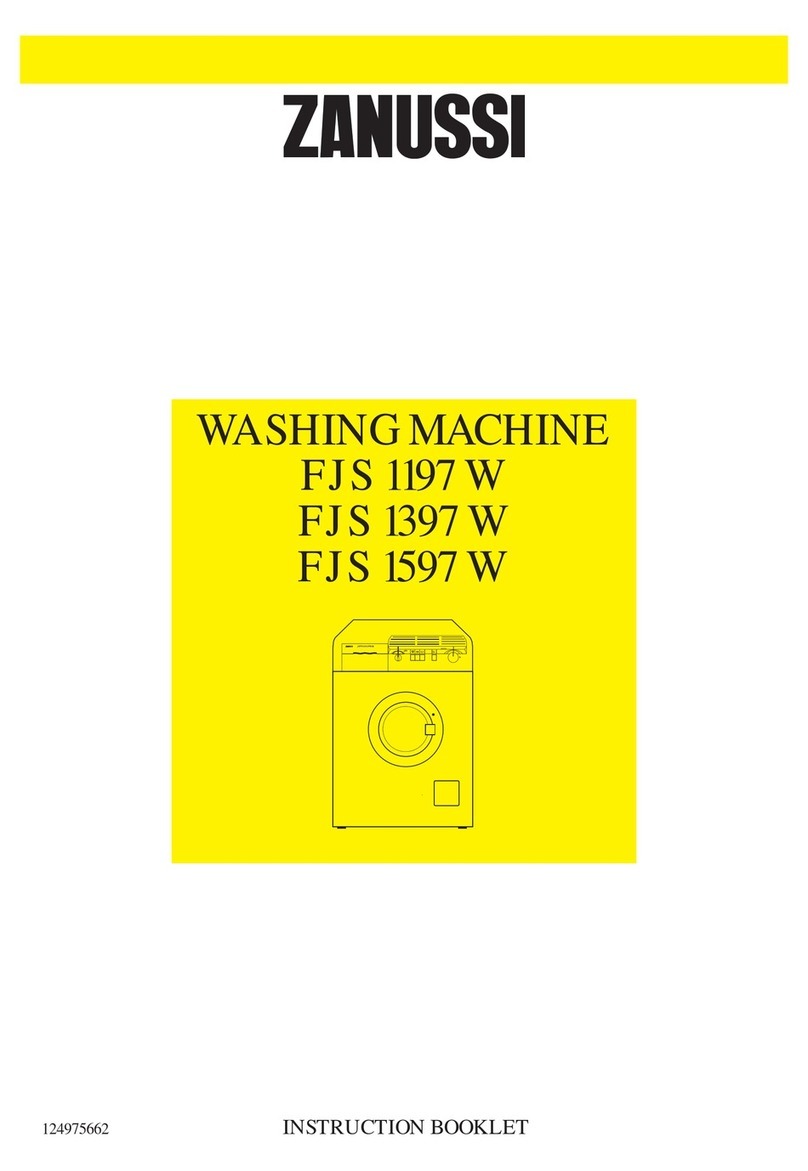 Zanussi FJS 1197 W Instruction booklet