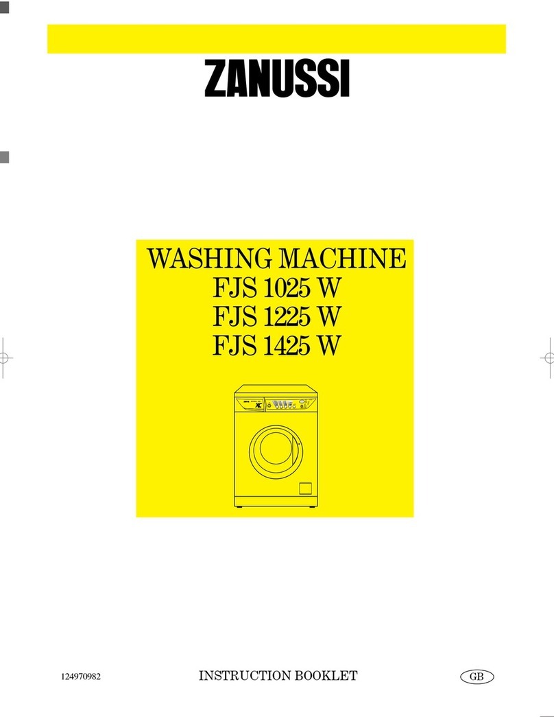 Zanussi FJS 1025 W Instruction booklet