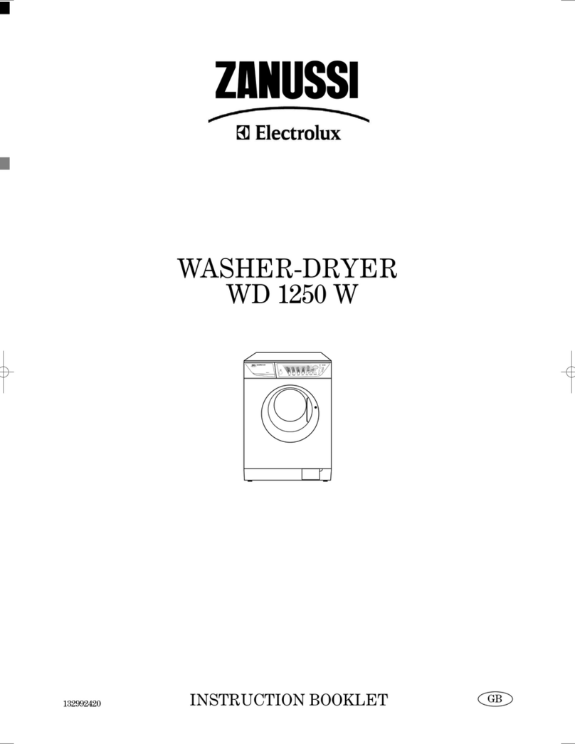Zanussi WD 1250 W User manual