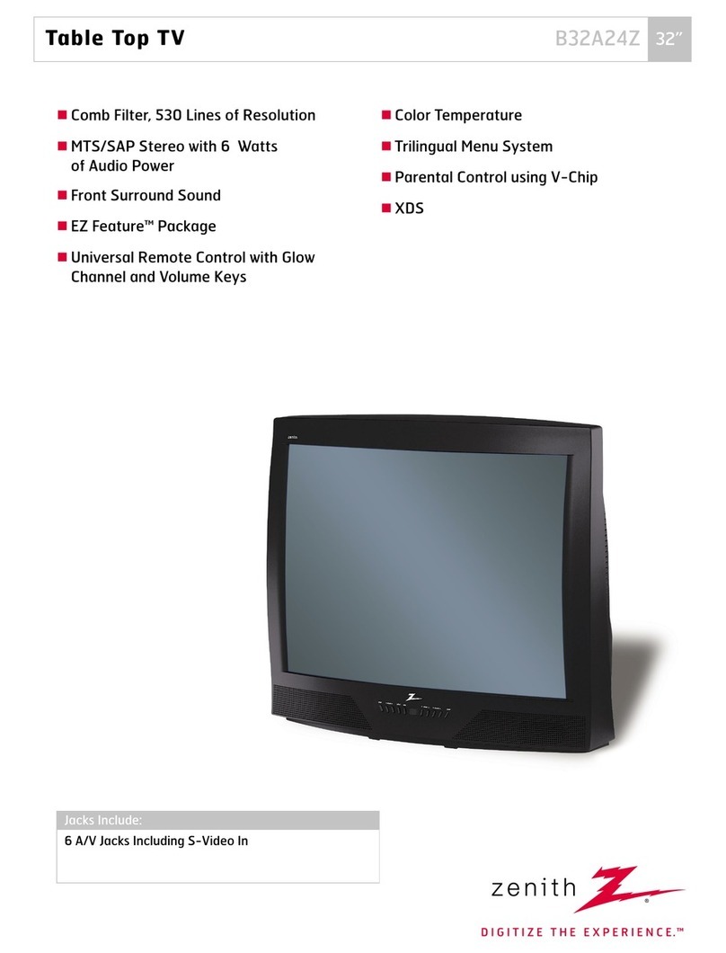 Zenith B32A24Z User manual
