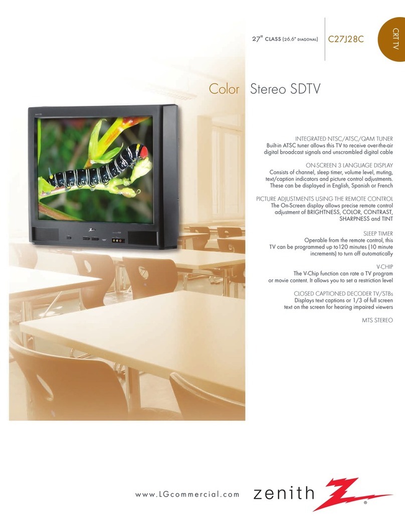 Zenith C27J28C Specifications