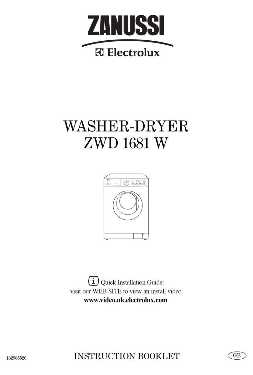 Zanussi ZWD 1681 W User manual