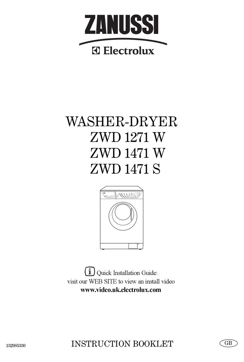 Zanussi ZWD 1271 W Instruction booklet