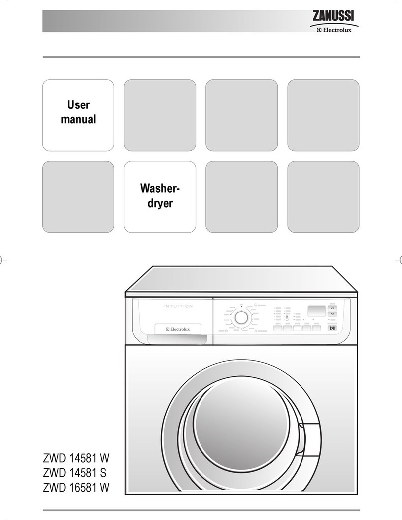 Zanussi ZWD 14581 S User manual Zanussi ZWD 14581 S User manual