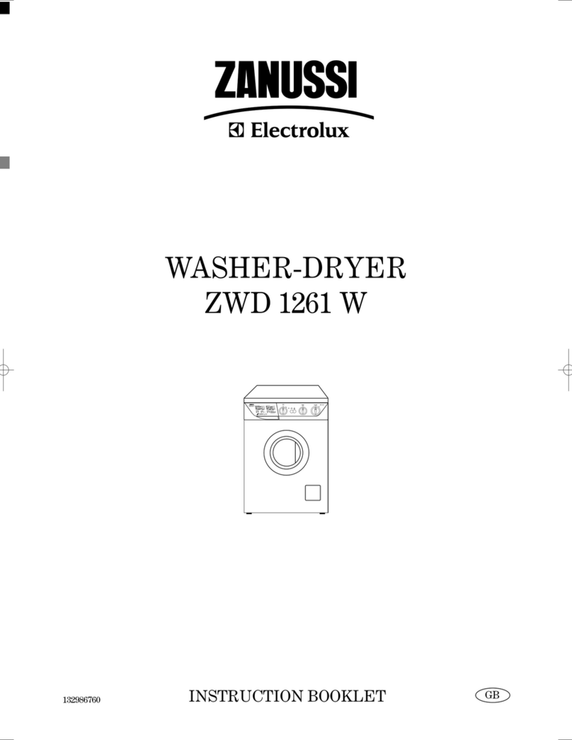 Zanussi ZWD 1261 W User manual Zanussi ZWD 1261 W User manual