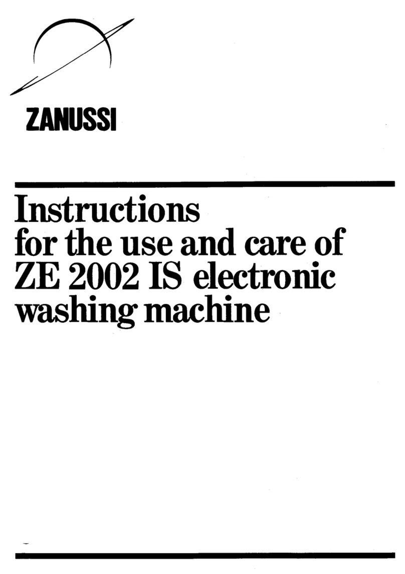 Zanussi ZE 2002 iS Assembly instructions