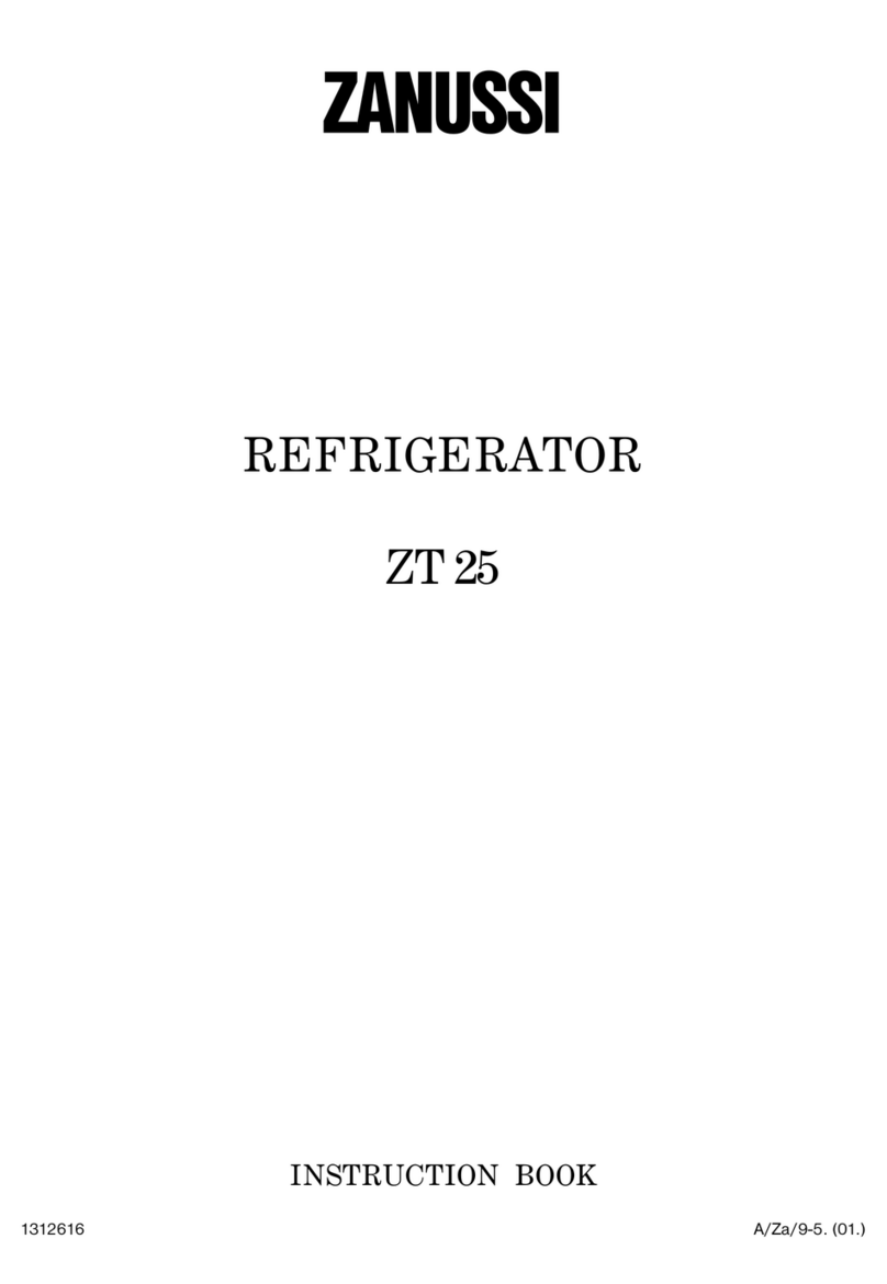 Zanussi ZT 25 Instruction book