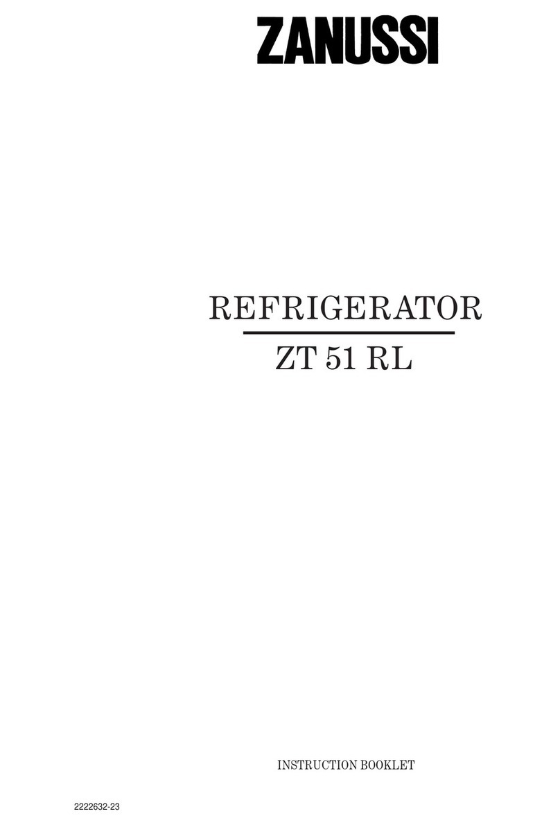 Zanussi ZT 51 RL Instruction booklet