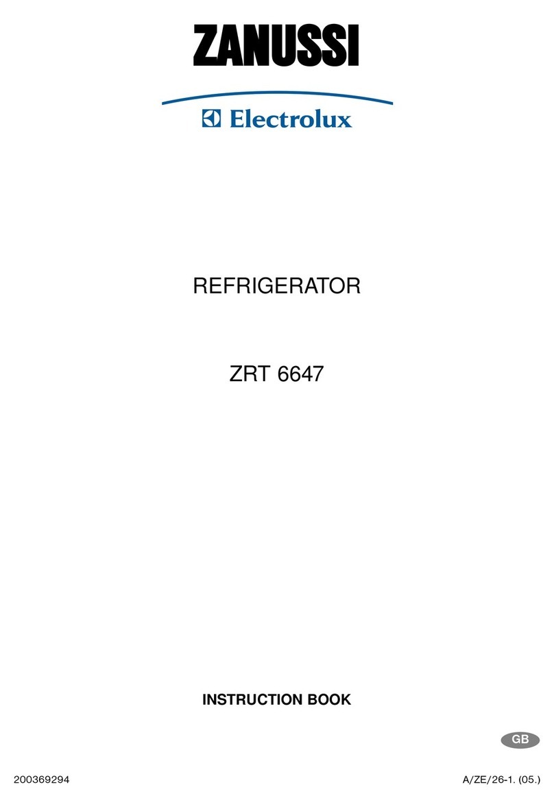 Zanussi Electrolux ZRT 6647 Instruction book
