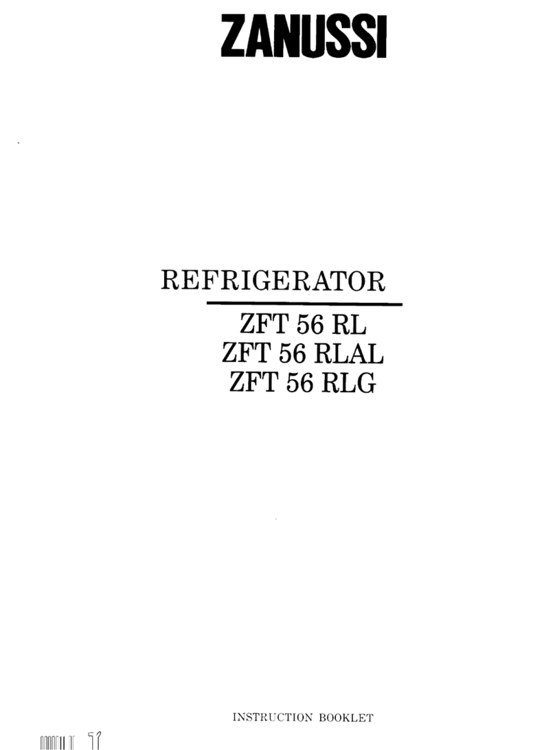 Zanussi ZFT 56 RLAL Instruction booklet