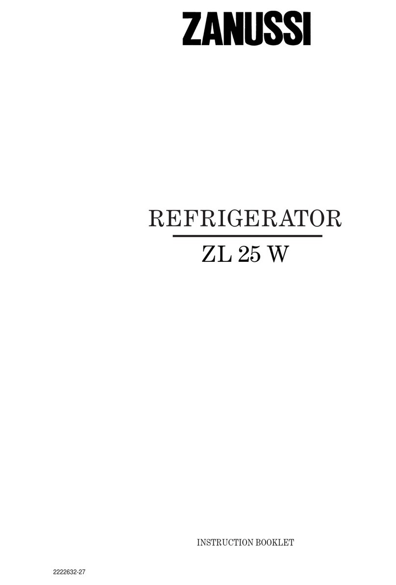 Zanussi ZL 25 W Instruction booklet