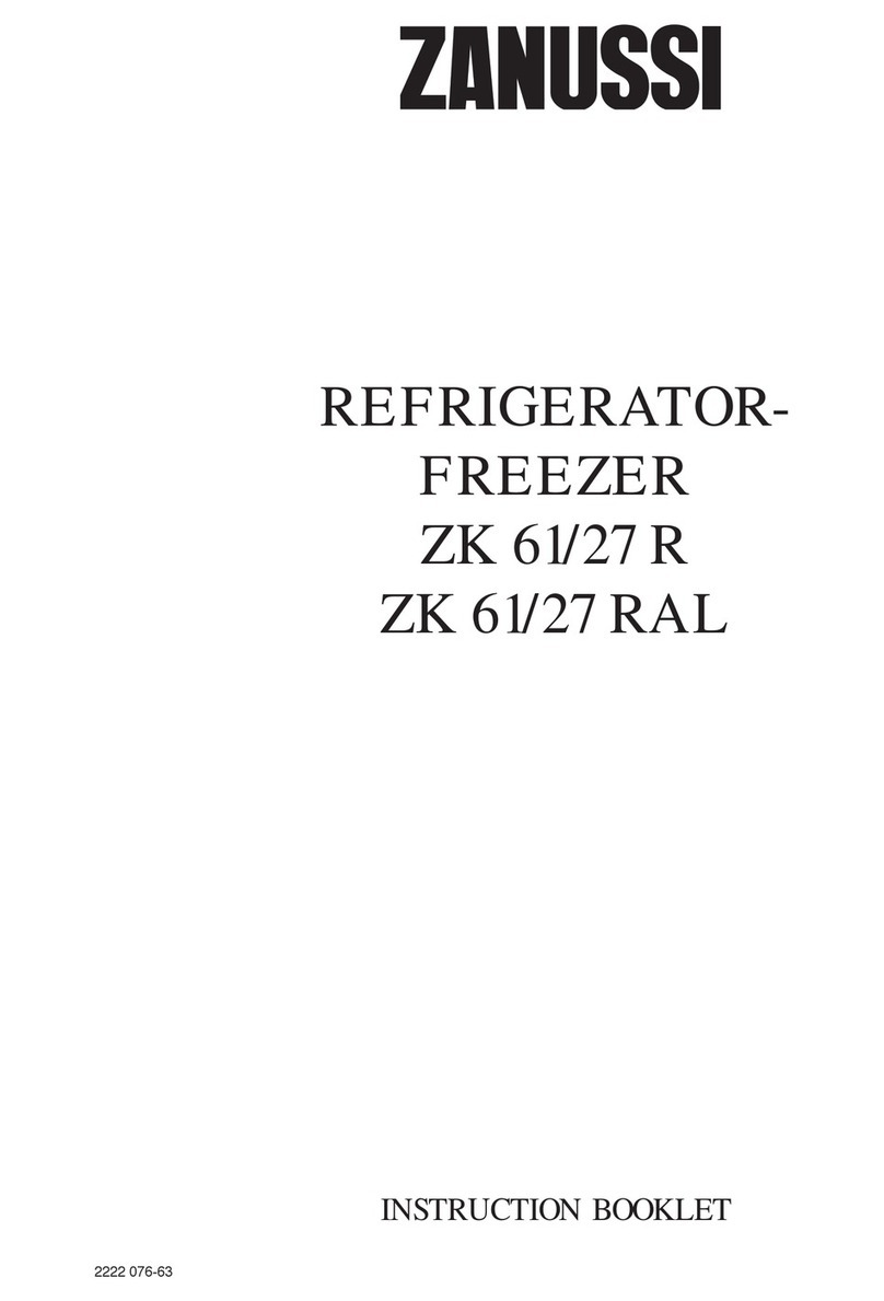 Zanussi ZK 61/27 R User manual