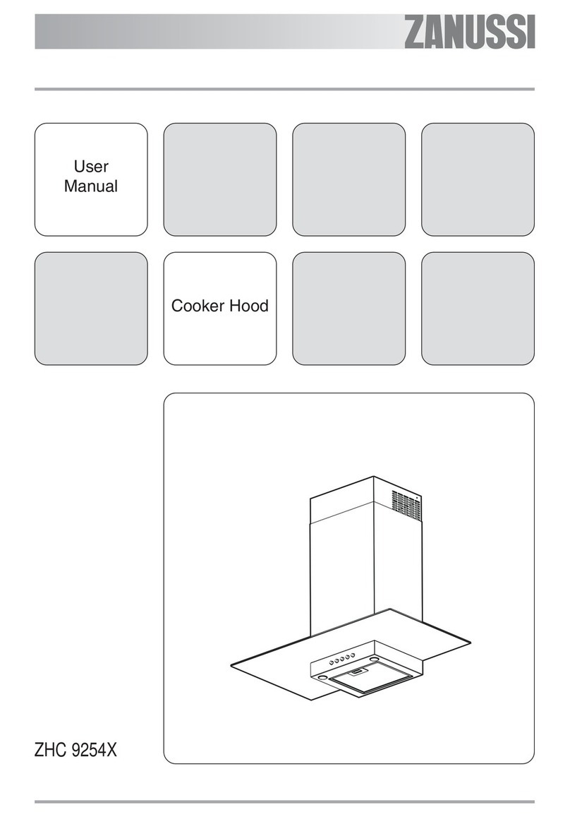 Zanussi ZHC 9254X user manual